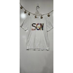 Sevenly SGN Donated To Charity And Changed The World White Tshirt Size Medium